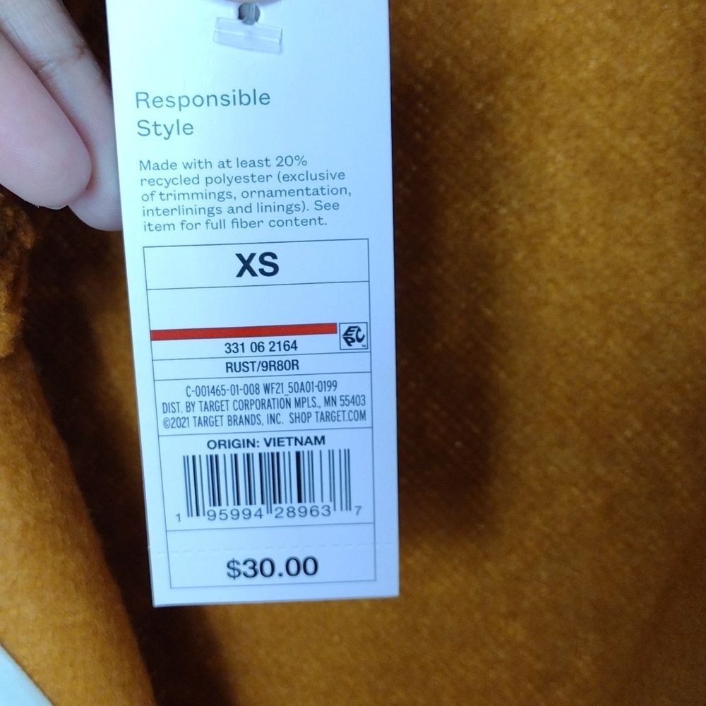 Women's Half-Zip Sherpa Anorak Hoodie Jacket -  Rust Color - Picture 8 of 8